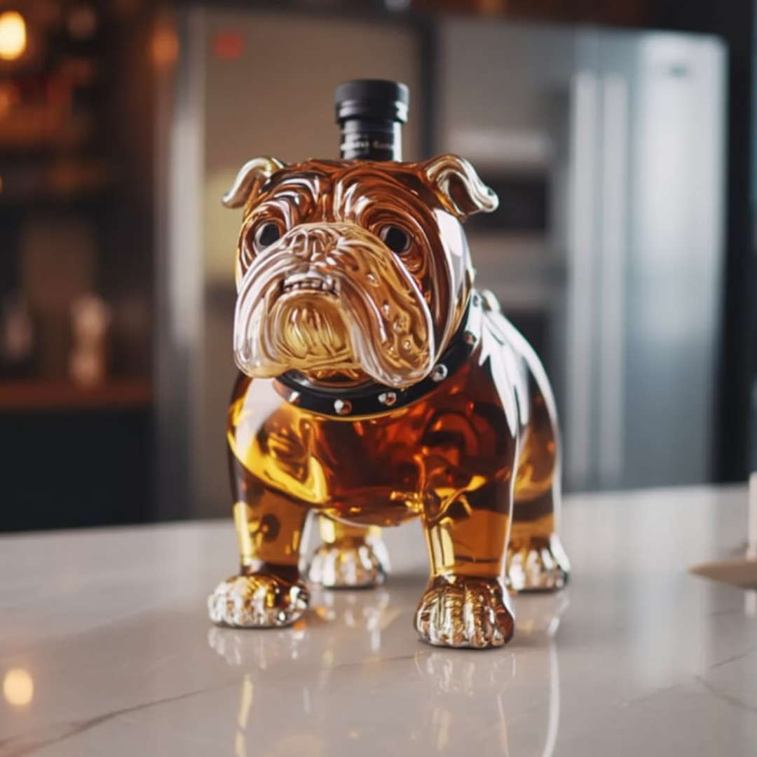 Whisky Bottle - Bulldog Version