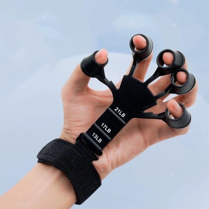 5 Finger Strength Training Device, Adjustable Resistance for Hand Strengthening Exercises