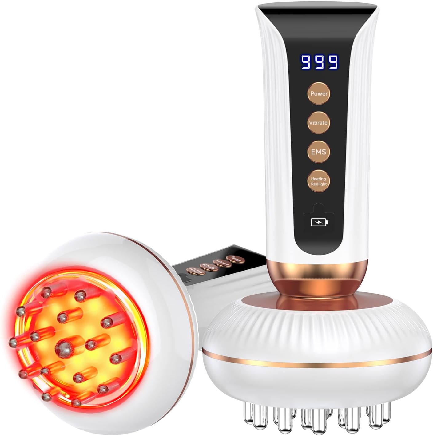 4-in-1 Handheld Lymphatic Drainage Massager, Anti Cellulite Body Sculpting