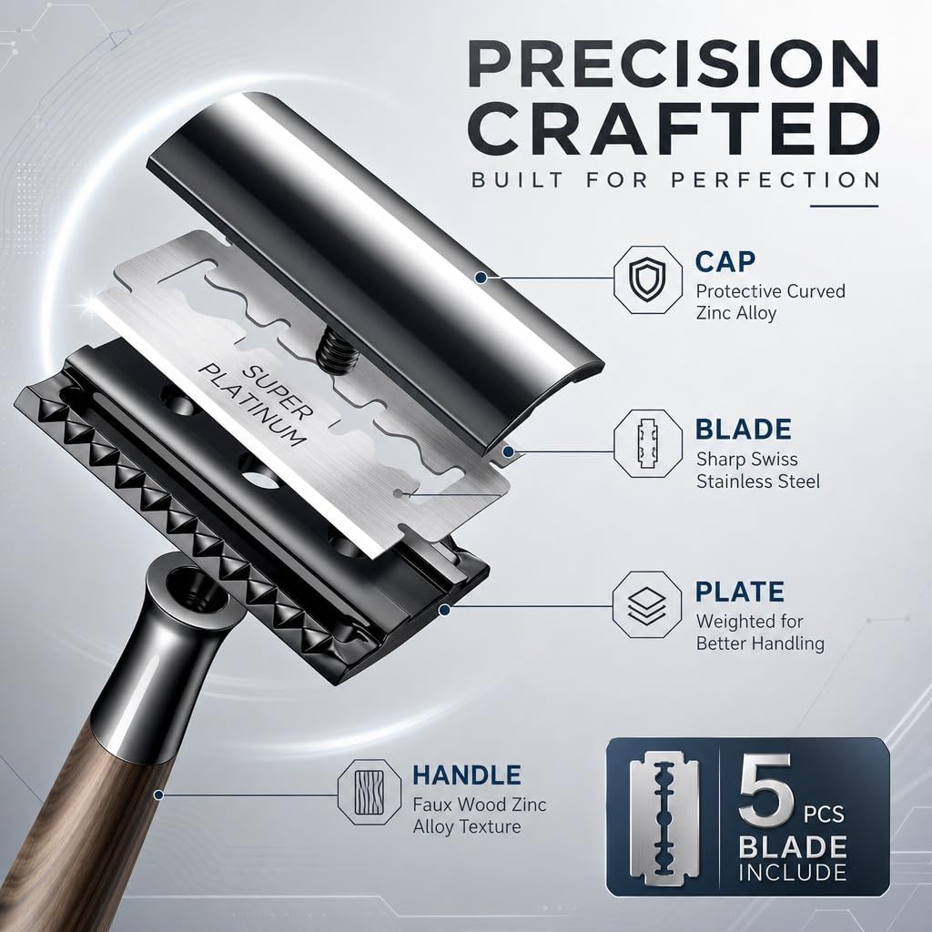  Safety Safety Razor with Handle