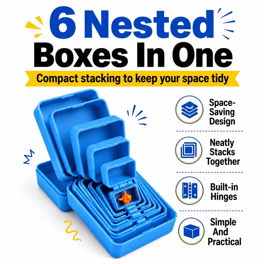 6-Layer Prank Gift Box with Mini Middle Finger, Funny Gag Gift