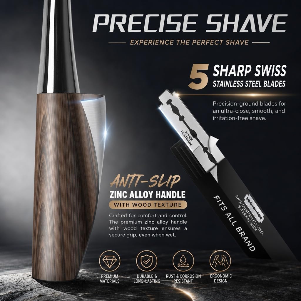  Safety Safety Razor with Handle