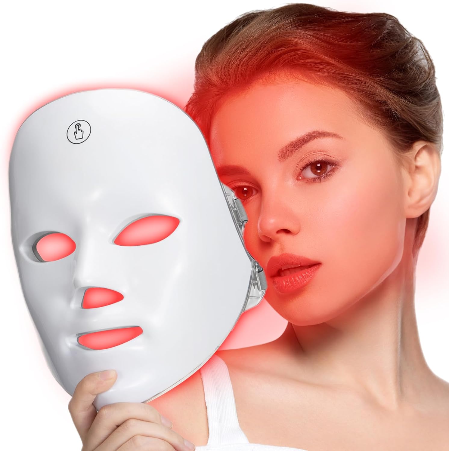 Red Blue Light Mask for Face