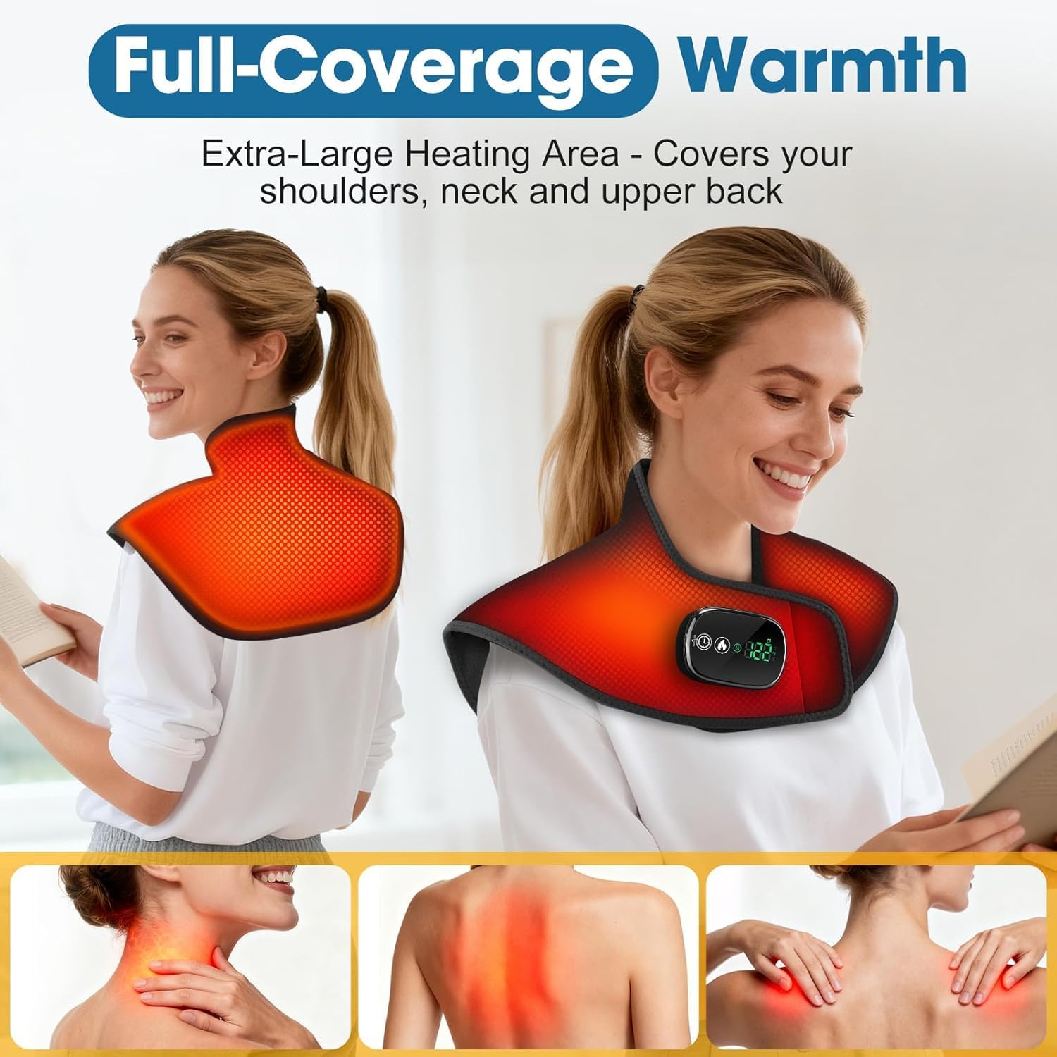 VEXONPRO™ Neck and Shoulder Heating Pad Corldless