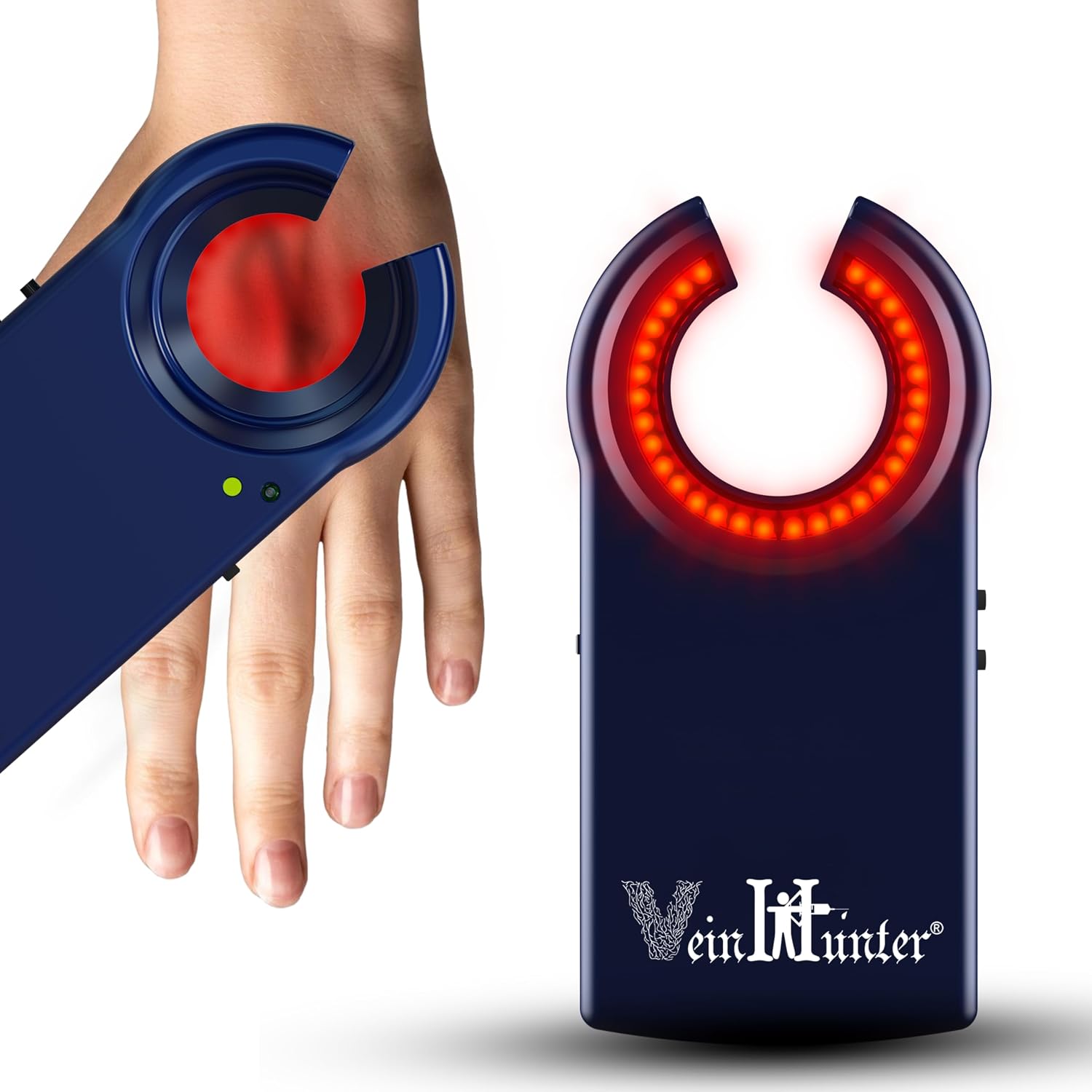 Rechargeable Vein Finder Viewer for IV Access Phlebotomy for Nurse Clinics Homes Use,Vein Finder Light for Various Skin People Vein Liquid Crystal Device