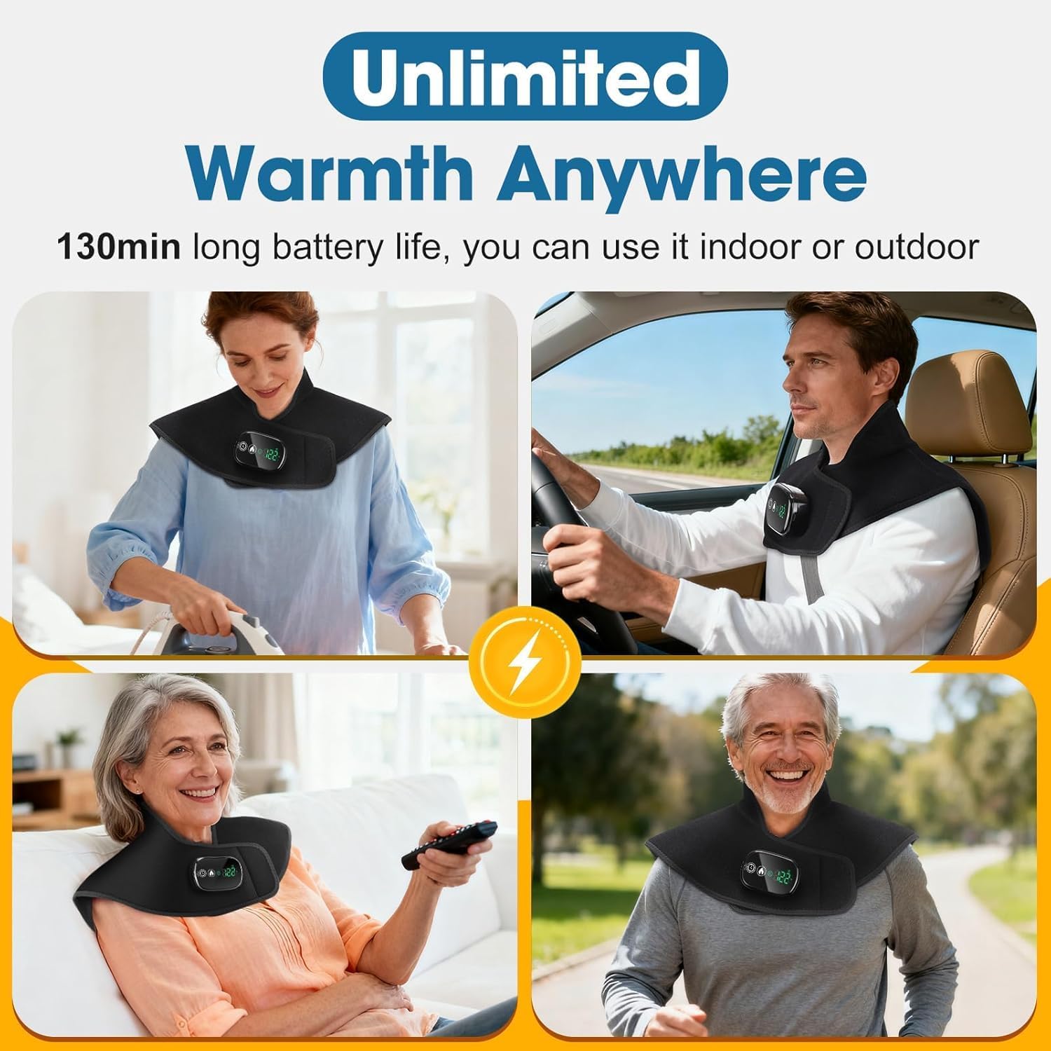 VEXONPRO™ Neck and Shoulder Heating Pad Corldless