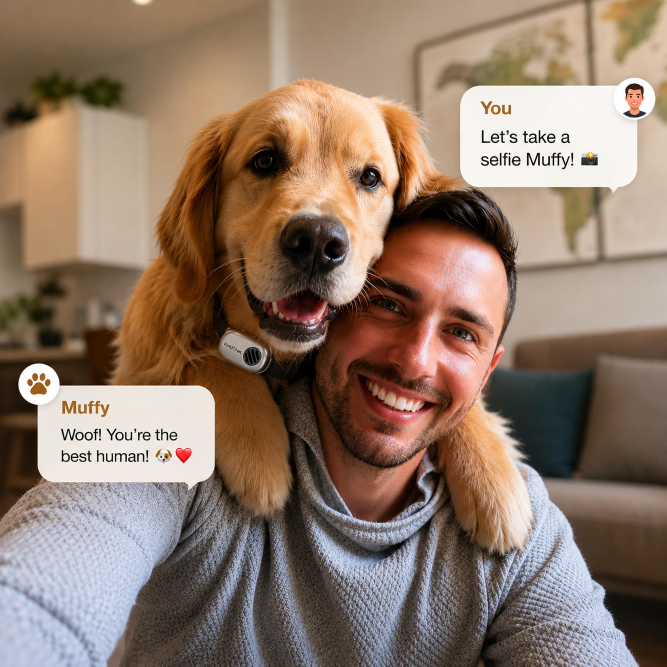 AI Translator Collar for Dogs & Cats