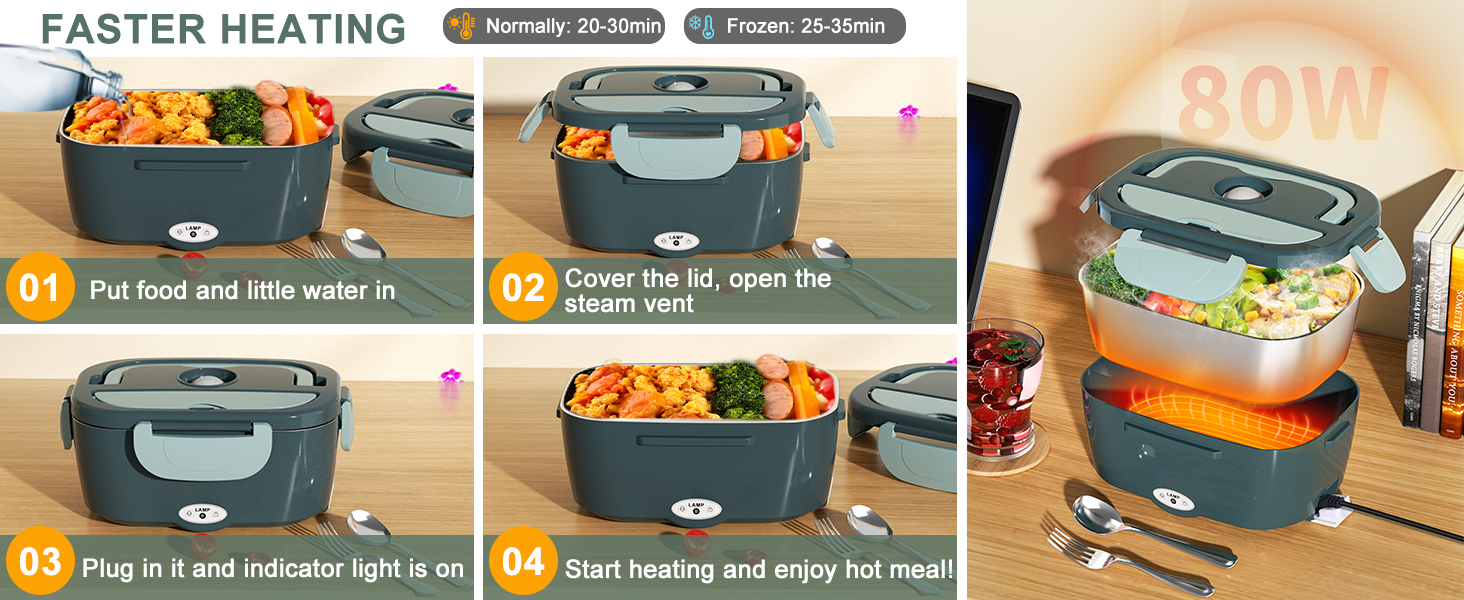 lonchera eléctrica portátil