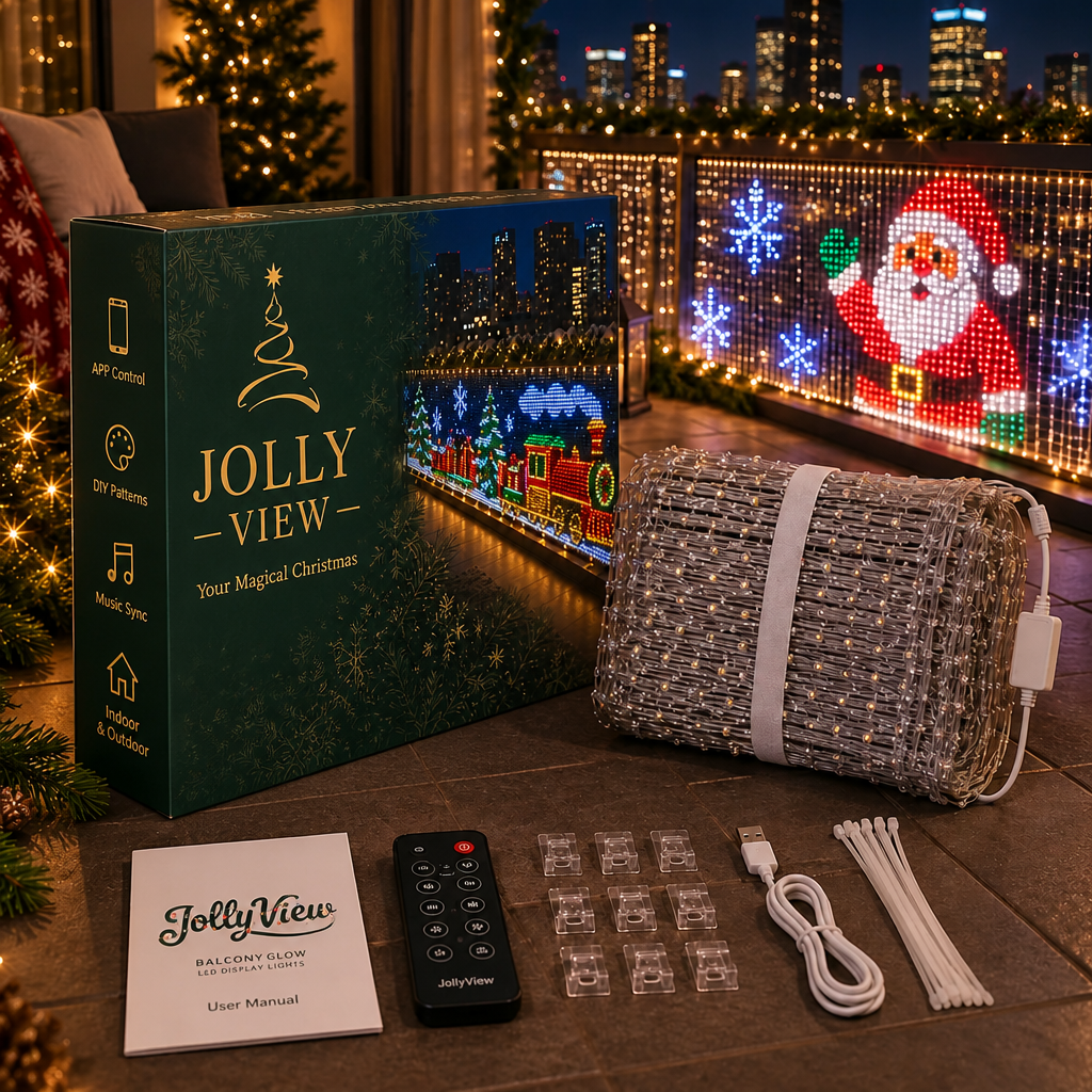 Christmas Balcony Lights