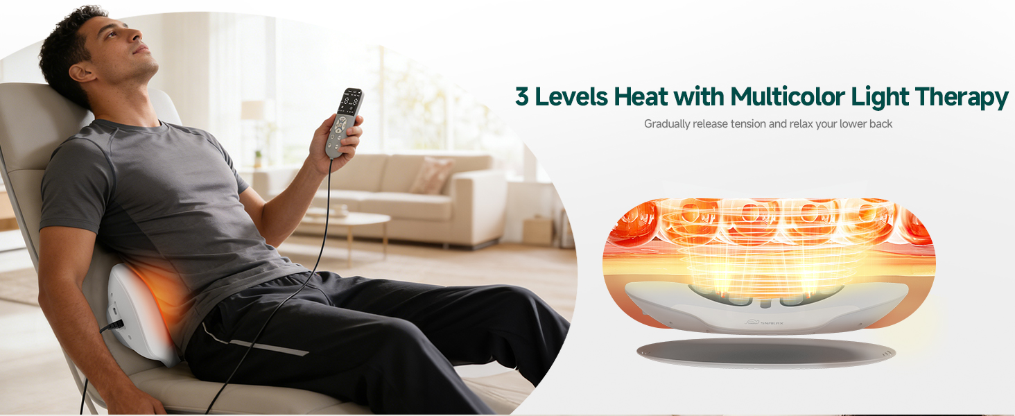 smooth spine triple fusion back massager