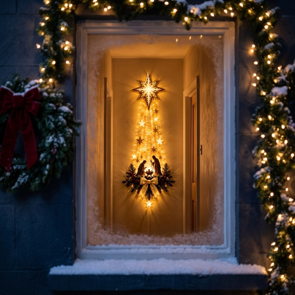 Illuminated Birth Decoration for Wall