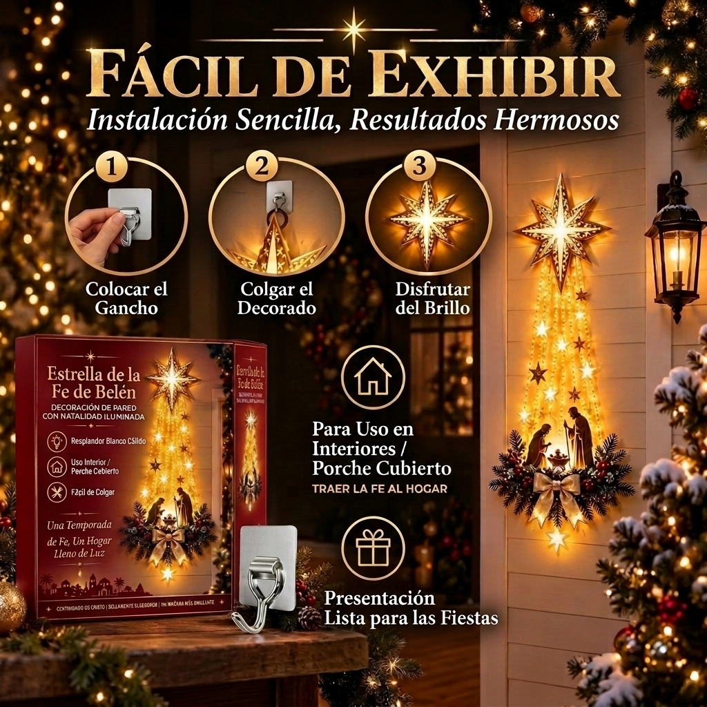 Illuminated Birth Decoration for Wall