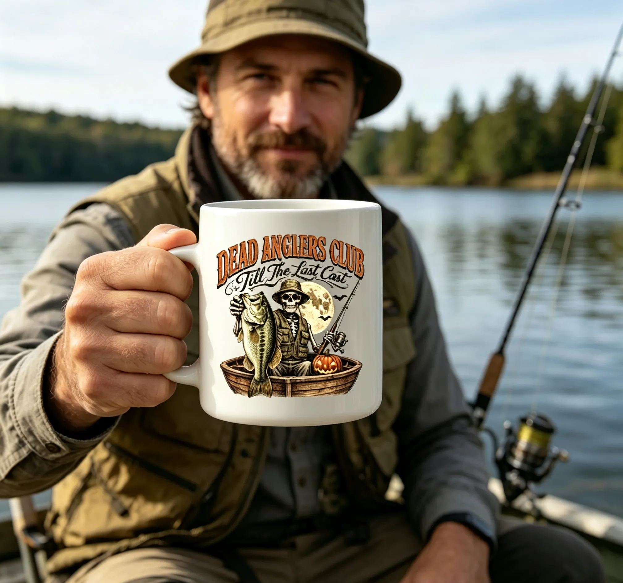 Hooked on Fishing Mug