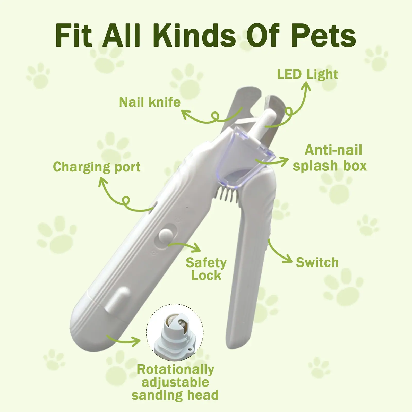 2-in-1 Nail Clippers for Pet