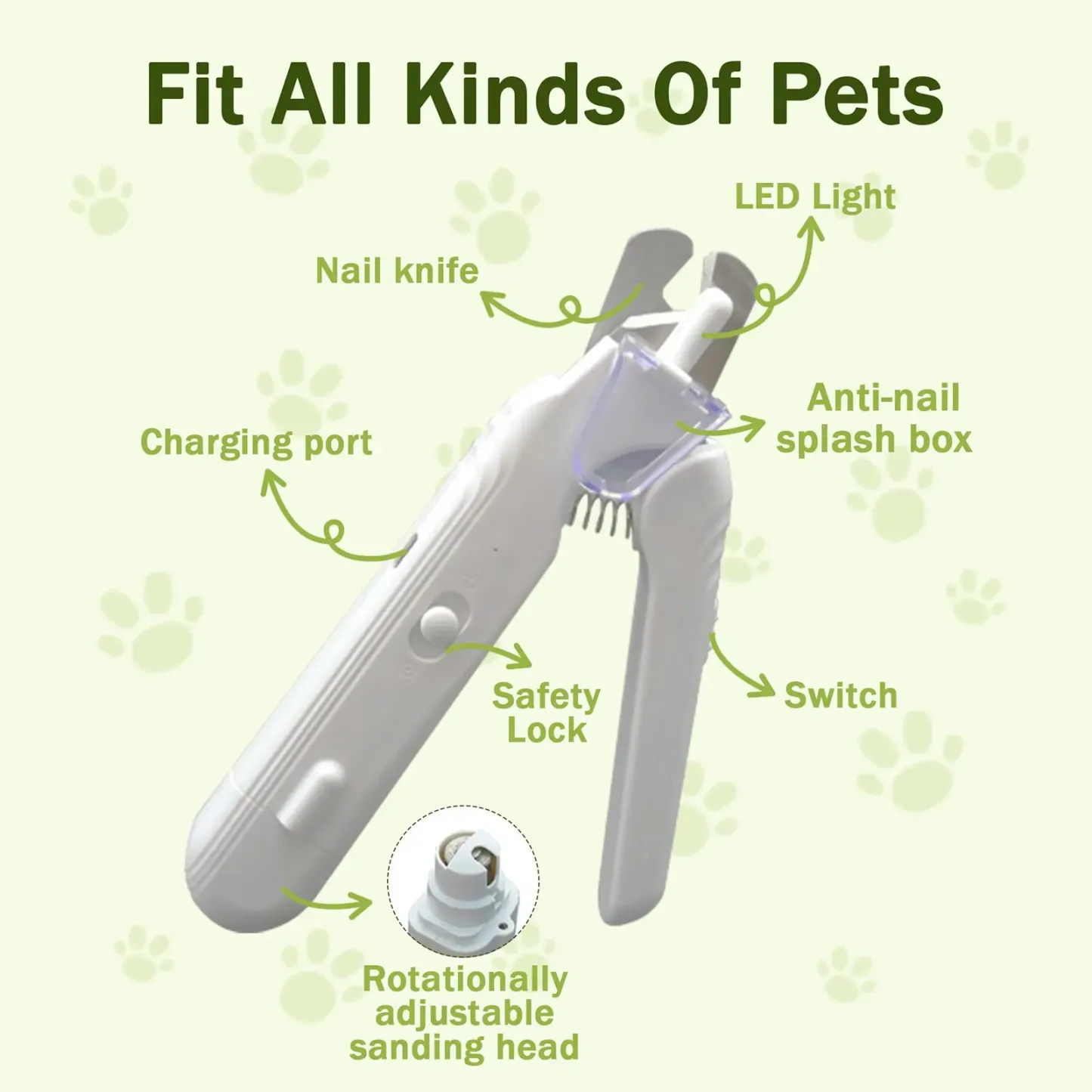 2-in-1 Nail Clippers for Pet