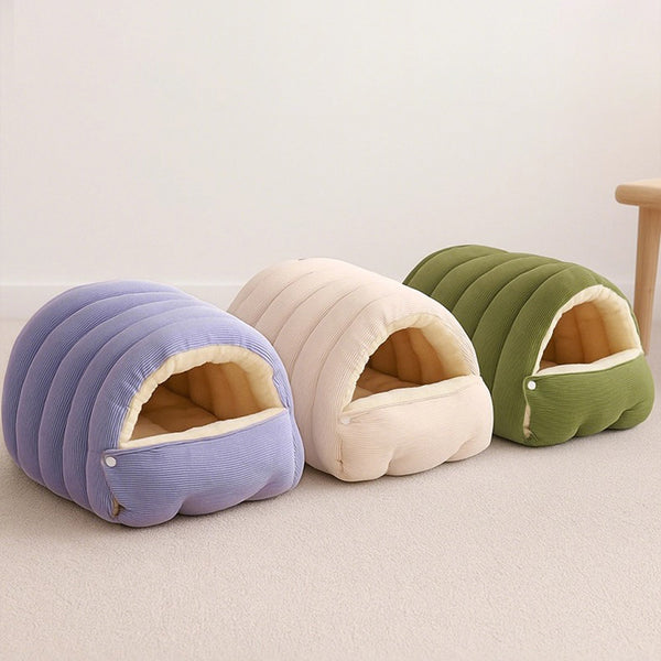 Non-Slip Removable Washable, Fleece Soft Cat Bed
