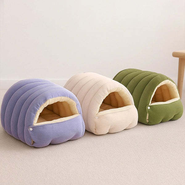 Non-Slip Removable Washable, Fleece Soft Cat Bed