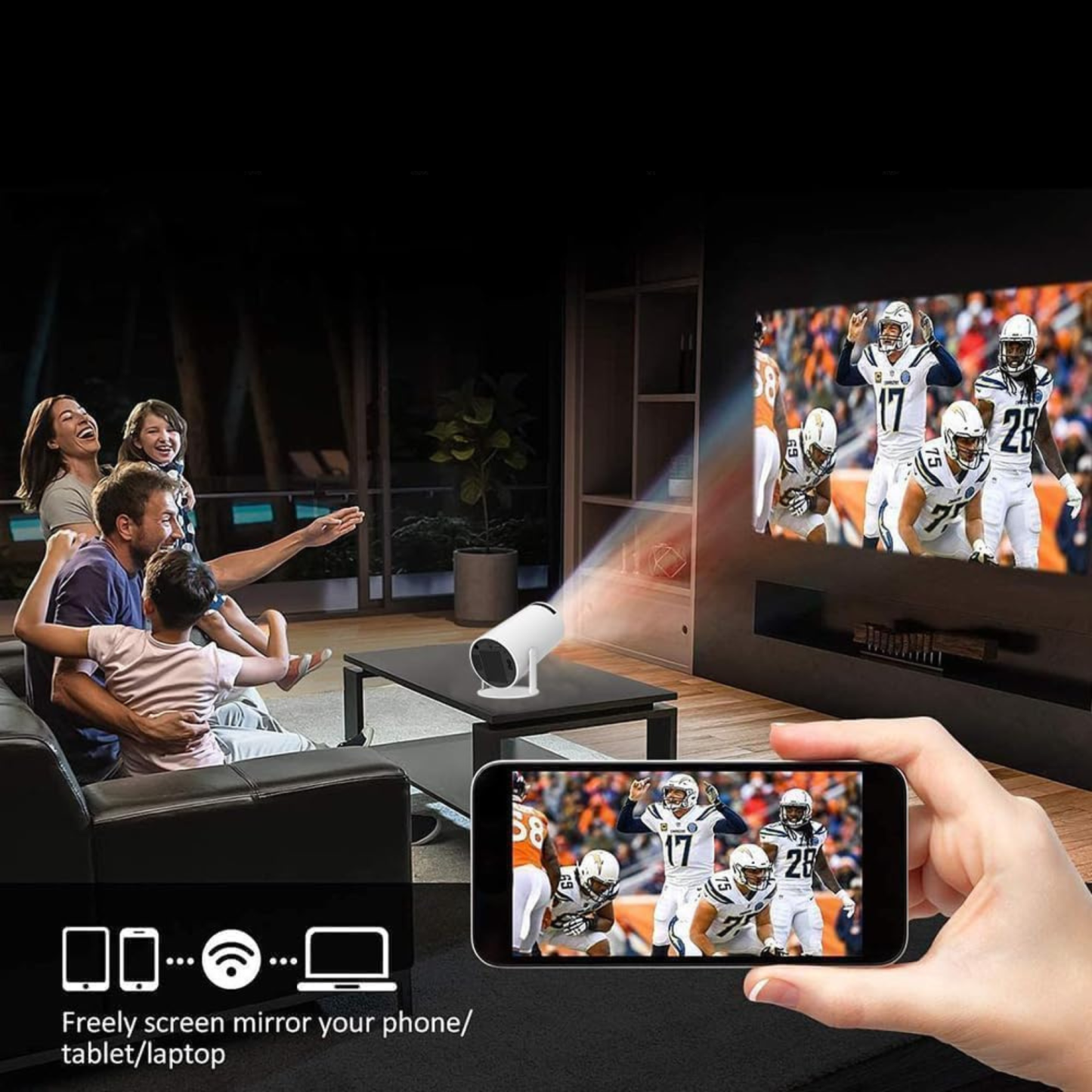  ⚡ NEW YEAR SALE! ⚡-HD Smart Projector