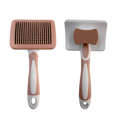 Self-Cleaning Cat Brush & Dog Brush for Long Hair and Short Hair with Massage Nubs
