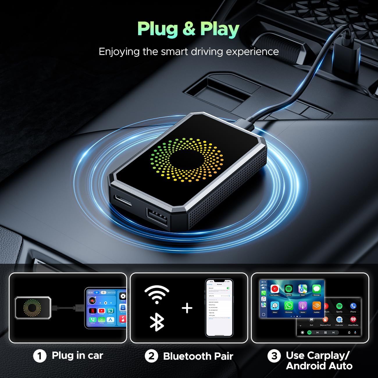 🎉Last Day 60% OFF⏰️Wireless Carplay Adapter