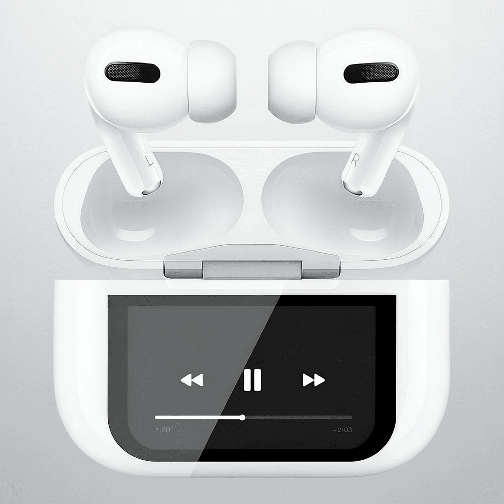 Wireless Earbuds Touchscreen Charging Case 40 Hour Battery Life