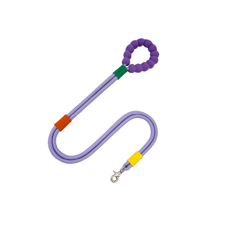 Cotton Dual-Section Braided Dog Walking Leash