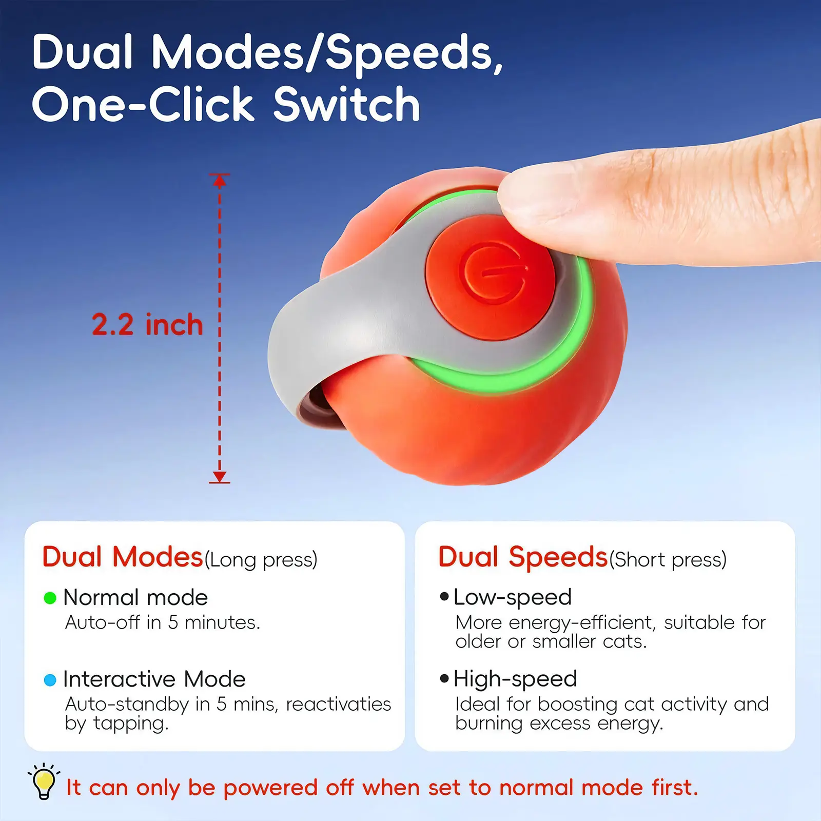 Interactive Toy Ball for Bored Indoor Cats