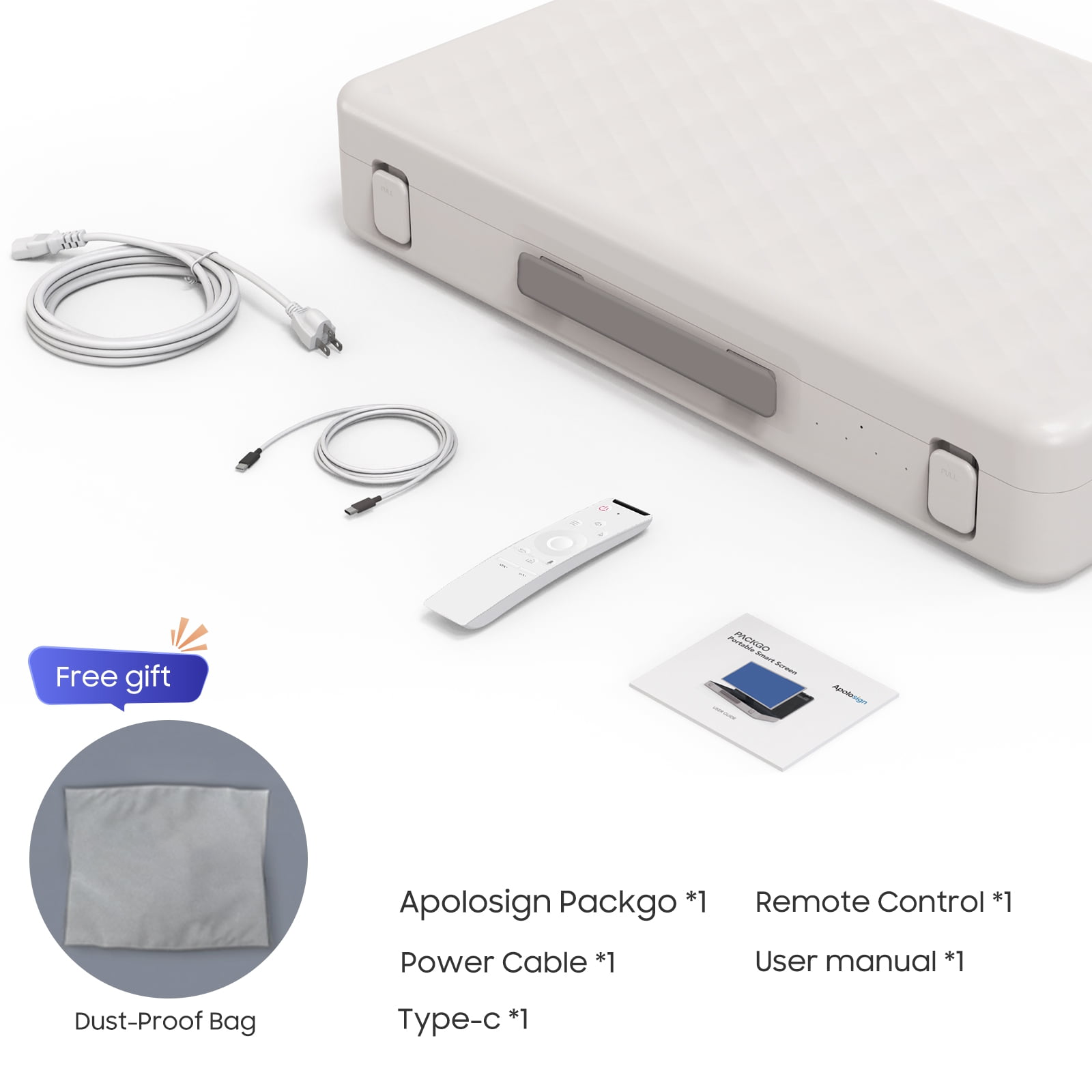 27″ Portable Smart TV – 1080p Touchscreen, Android, Wi-Fi & 6-Hour Battery