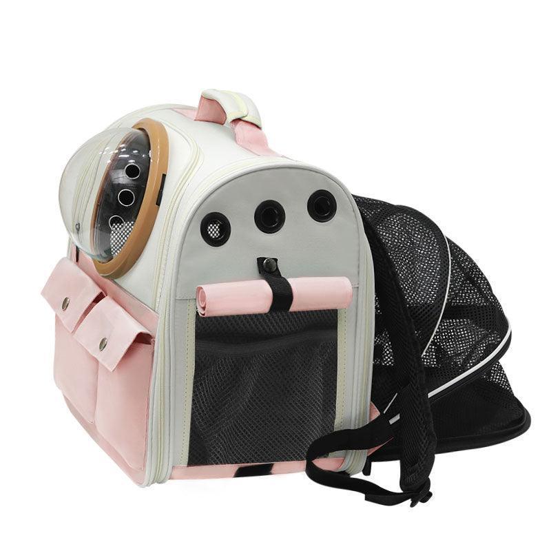 Cat Hiking Carrier Backpack Expandable Bag