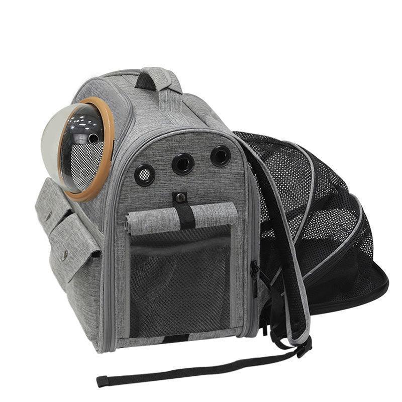 Cat Hiking Carrier Backpack Expandable Bag