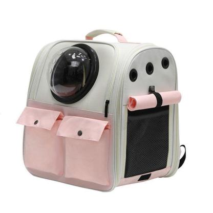 Cat Hiking Carrier Backpack Expandable Bag