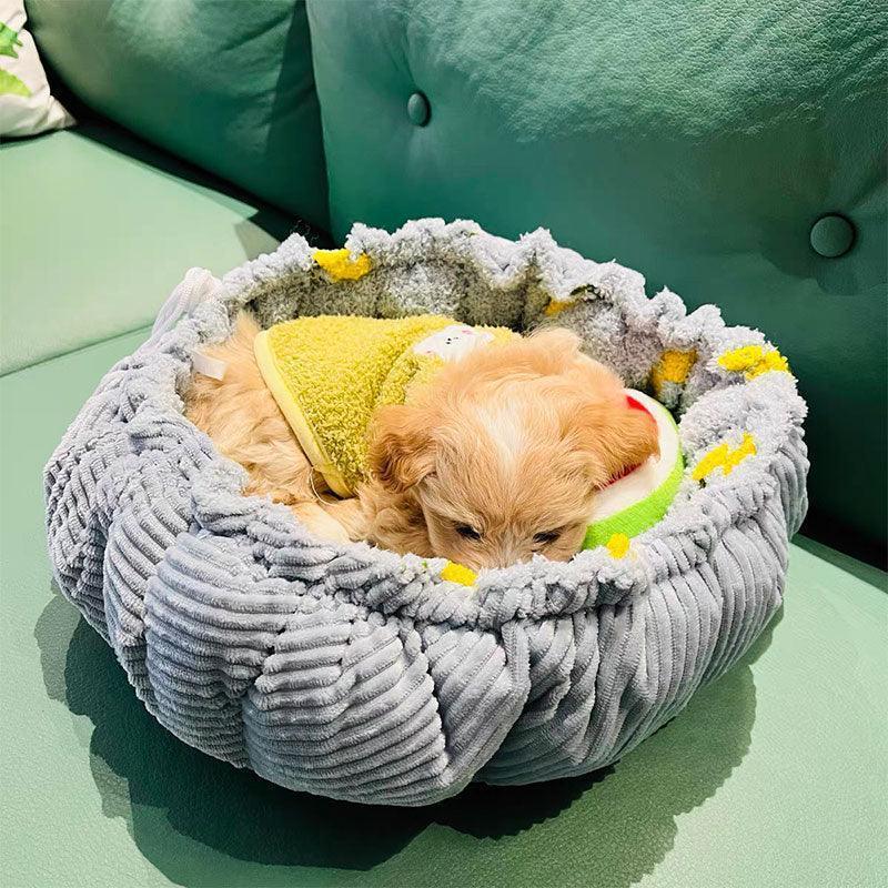 Clouds Petals Cat Bed 3 Colors Adjustable Mat