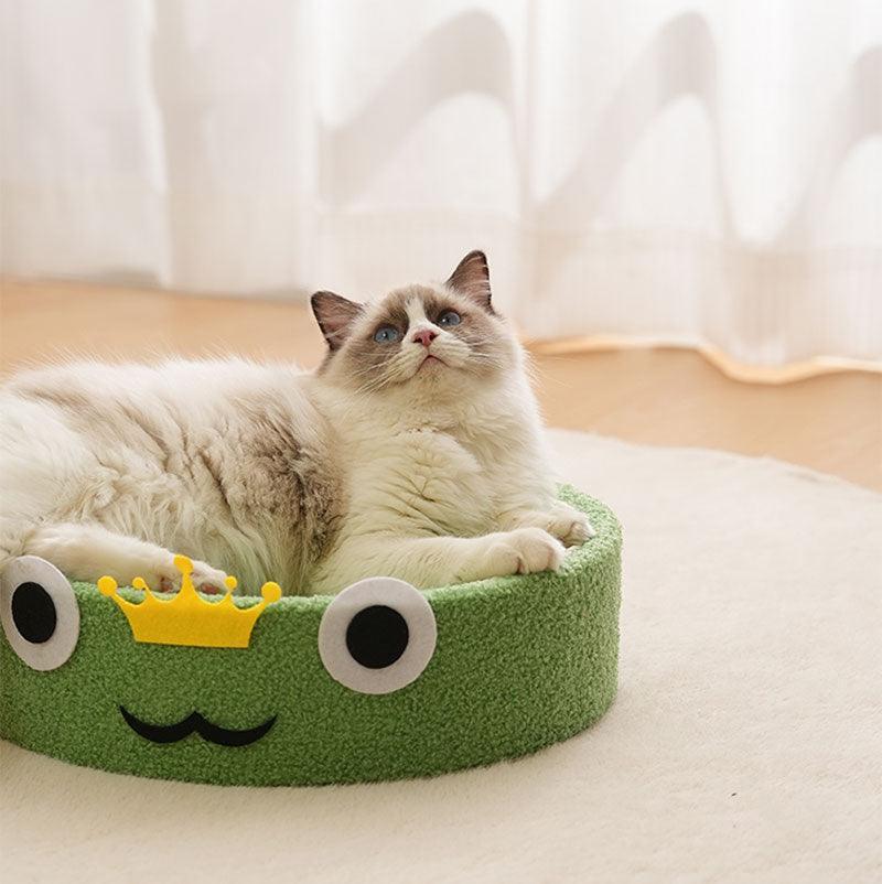 Cute Pig Cat Bed Round Scratching Pad