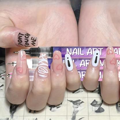 🎉Deals for You Days!✨12 Color Nail Doodle Pen for DIY Nail Art Quick Drying Acrylic Painting💅