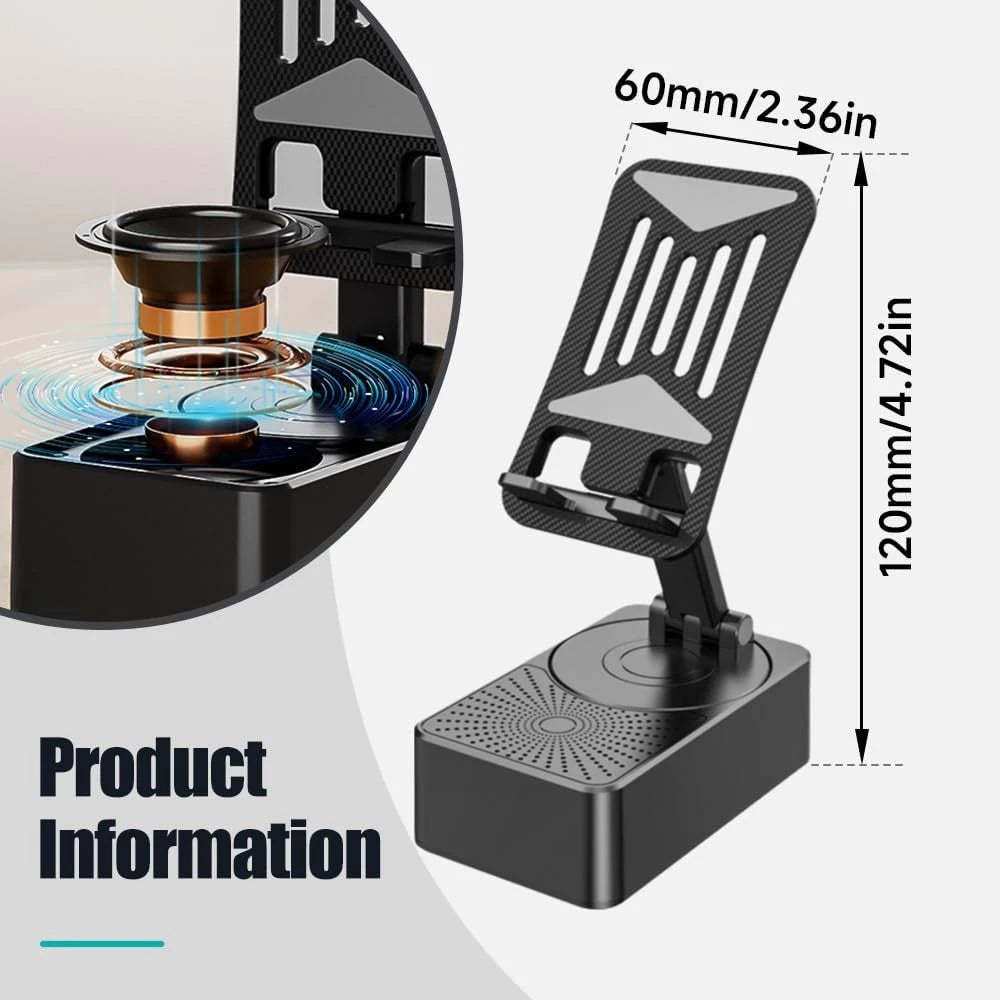 3-In-1 Phone Stand Bluetooth Speaker