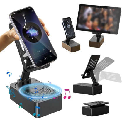 3-In-1 Phone Stand Bluetooth Speaker