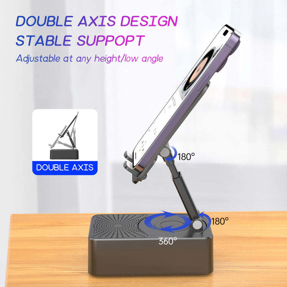 3-In-1 Phone Stand Bluetooth Speaker