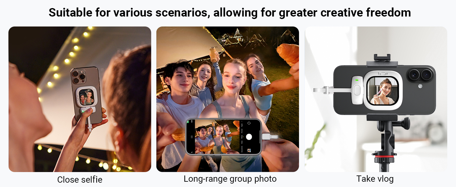 selfie screen monitor for iphone