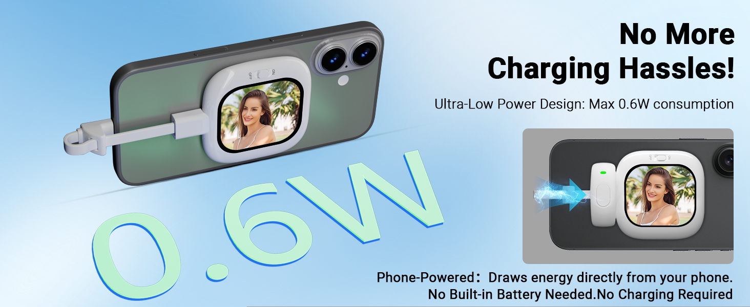 digital camera selfie flip screen seenly selfie screen magnetic phone vlog selfie monitor screen