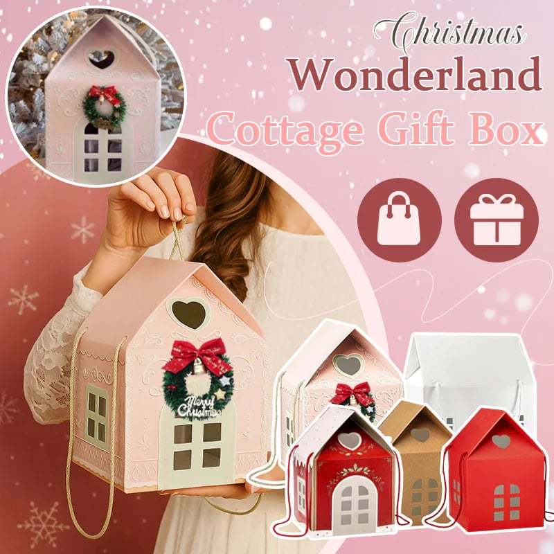 🔥Last Day 49% OFF🎄Christmas Wonderland Cottage Gift Box