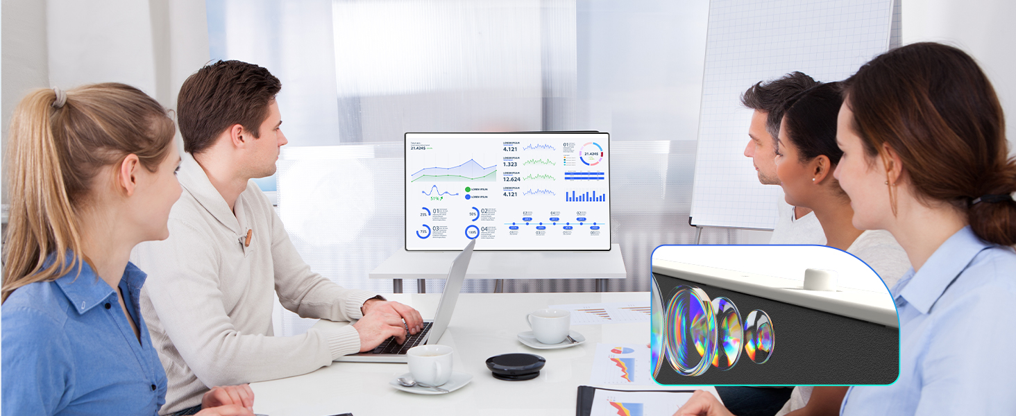 portable touchscreen monitor with camera