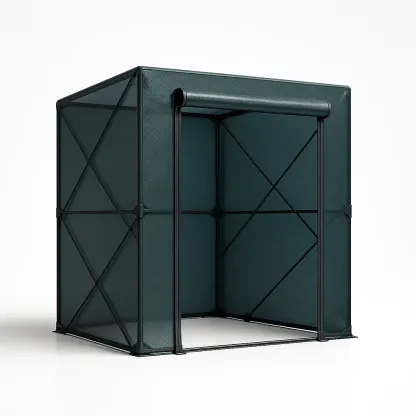 Serre pour plantes en acier et polyester-Roomauranow