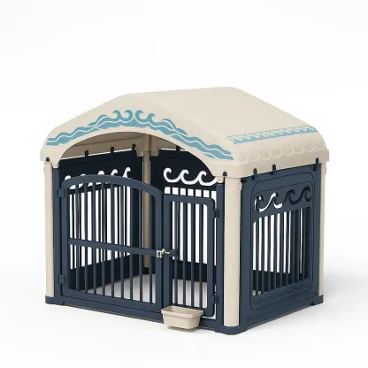 Niche pour chien en plastique polypropylène-Roomauranow