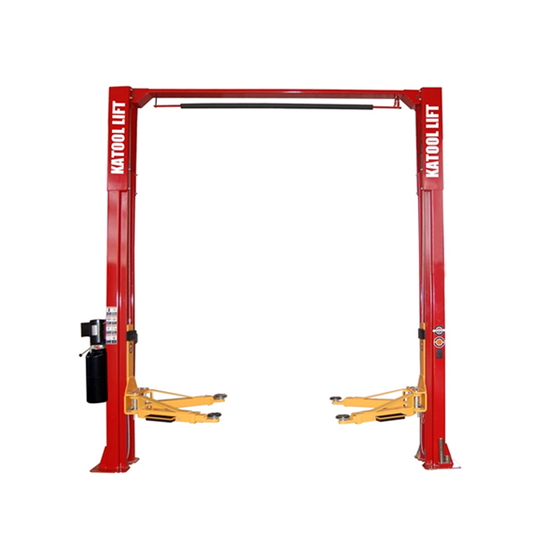 Katool KT-M110 11,000-lb Symmetric Clear-Floor Two-Post Lift - Commercial Duty Powerhouse