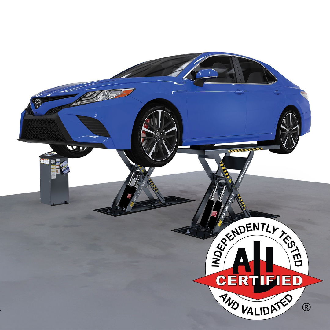 BendPak MDS-6LPF 6,000-lb Flush-Mount Mid-Rise Scissor Lift - Zero-Footprint In-Ground