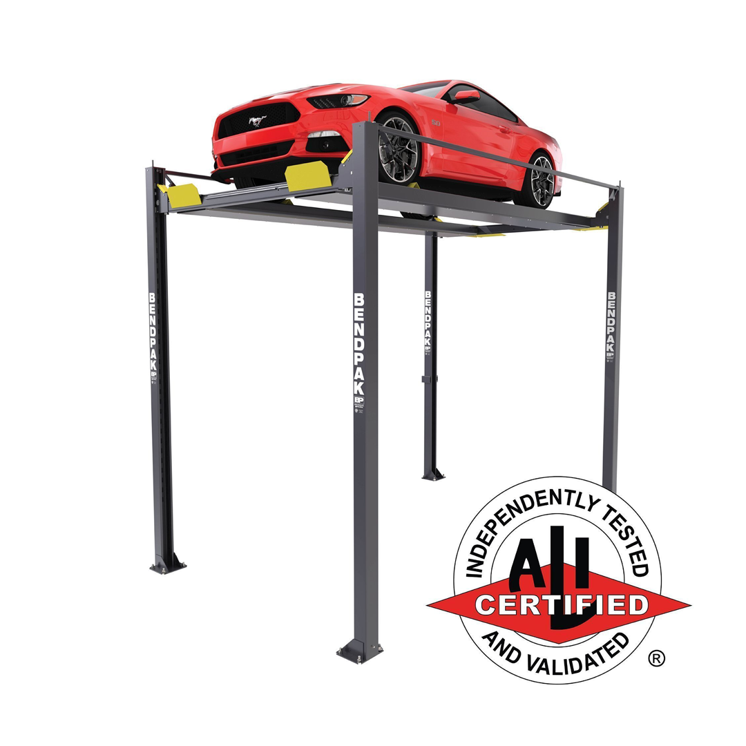 BendPak HD-7PXW 7,000-lb Super-Tall Four-Post Lift - 12-ft Rise Display Vehicle Lift