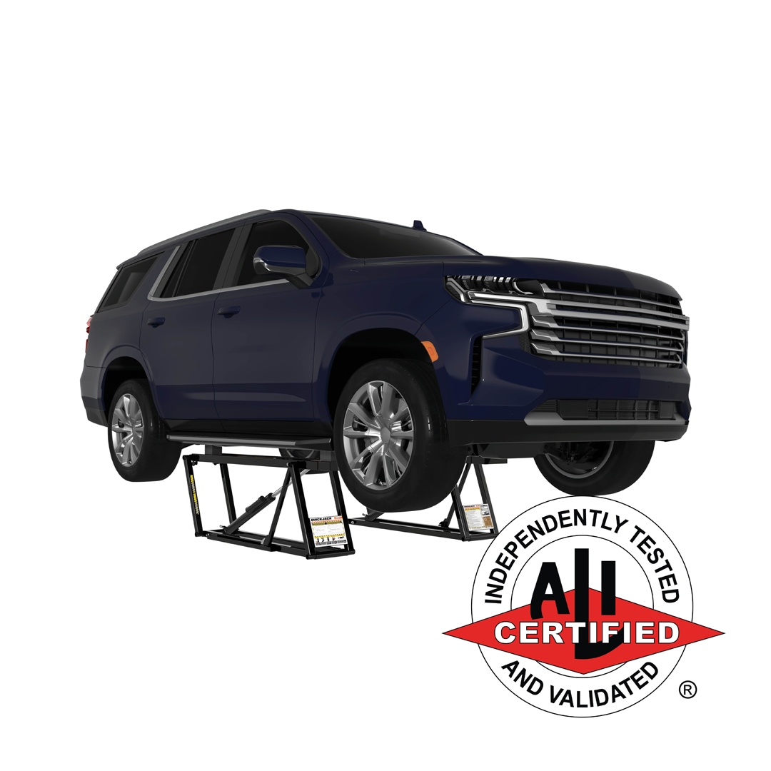 QuickJack 8000TL 8,000-lb Portable Car Lift - SUV/Truck Powerhouse 110V Bundle