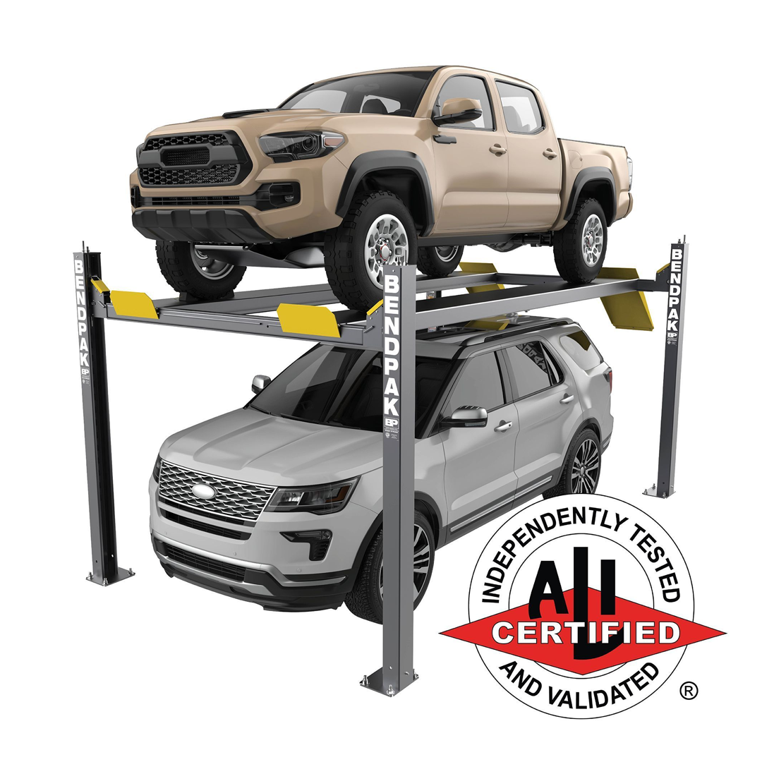 BendPak HD-9EWT 9,000-lb Extra-Wide High-Rise Four-Post Lift - 82" Rise Heavy-Duty