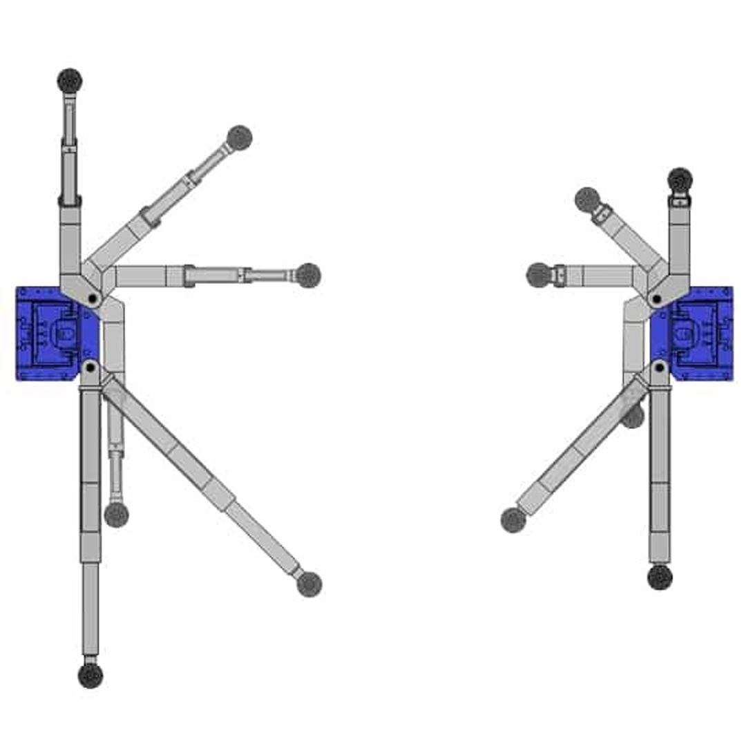 Auto Lift AL2-11KC-DX 11,000-lb Bi-Symmetric Clear-Floor Two-Post Lift - Direct Drive