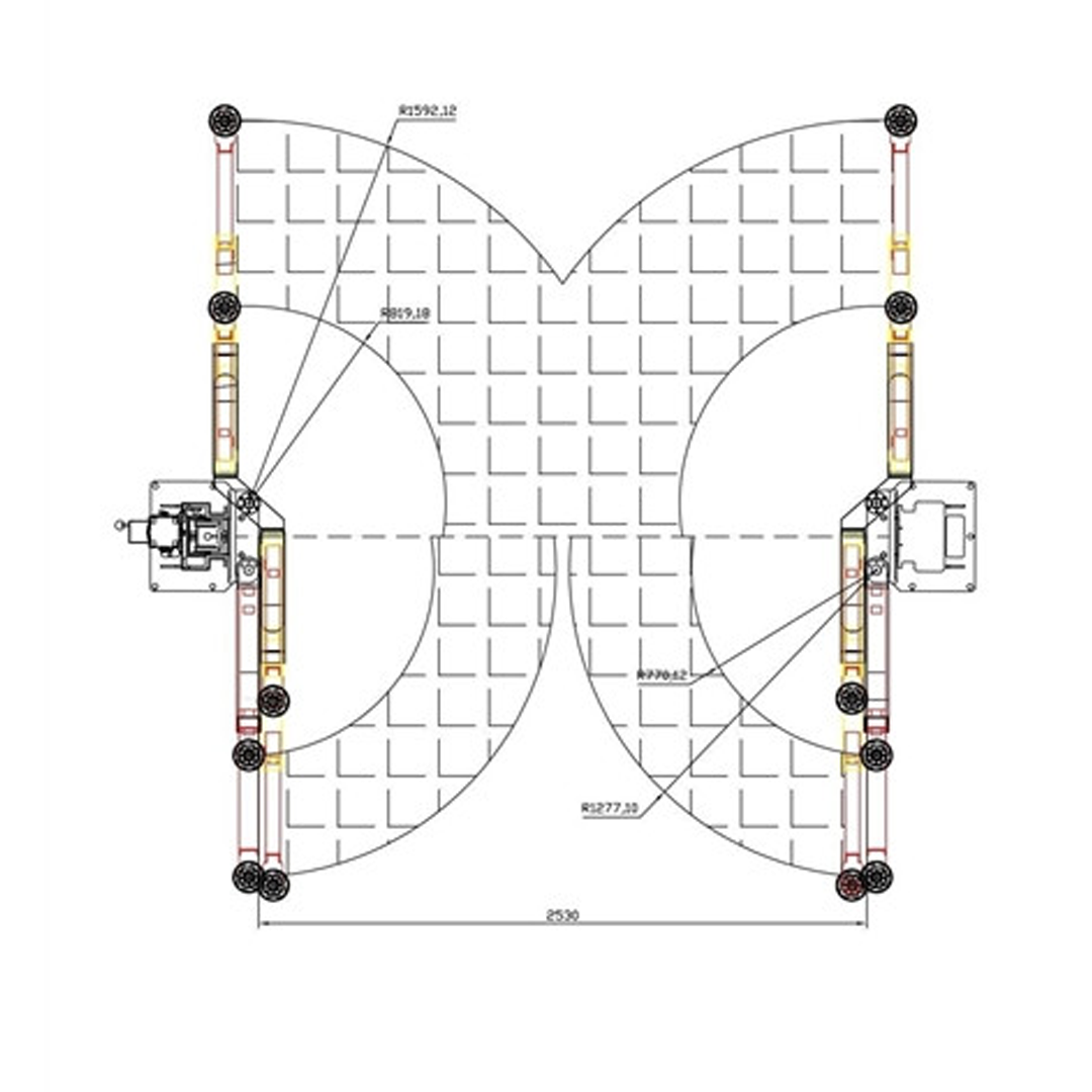 Katool KT-AS110D 11,000-lb Asymmetric Direct-Drive Two-Post Lift - Premium Shop Performance
